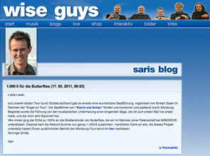 Blogeintrag von Sari (Wiseguys) zur Stadtf&uuml;hrung durch Horchundschau in W&uuml;rzburg